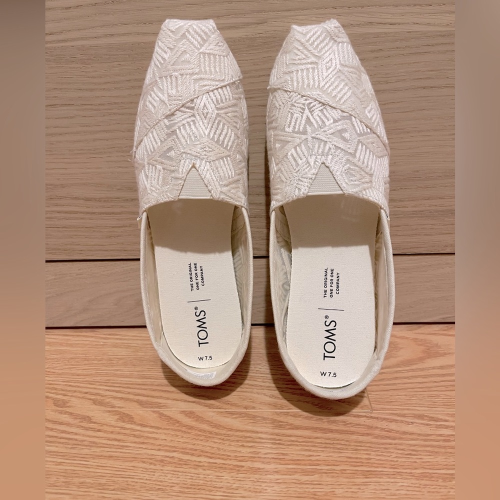 Toms Cream Alpargata Flats